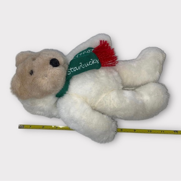 Starbucks Coffee Company Plush Teddy in Polar  Bear Costume 1990s - Picture 2 of 6